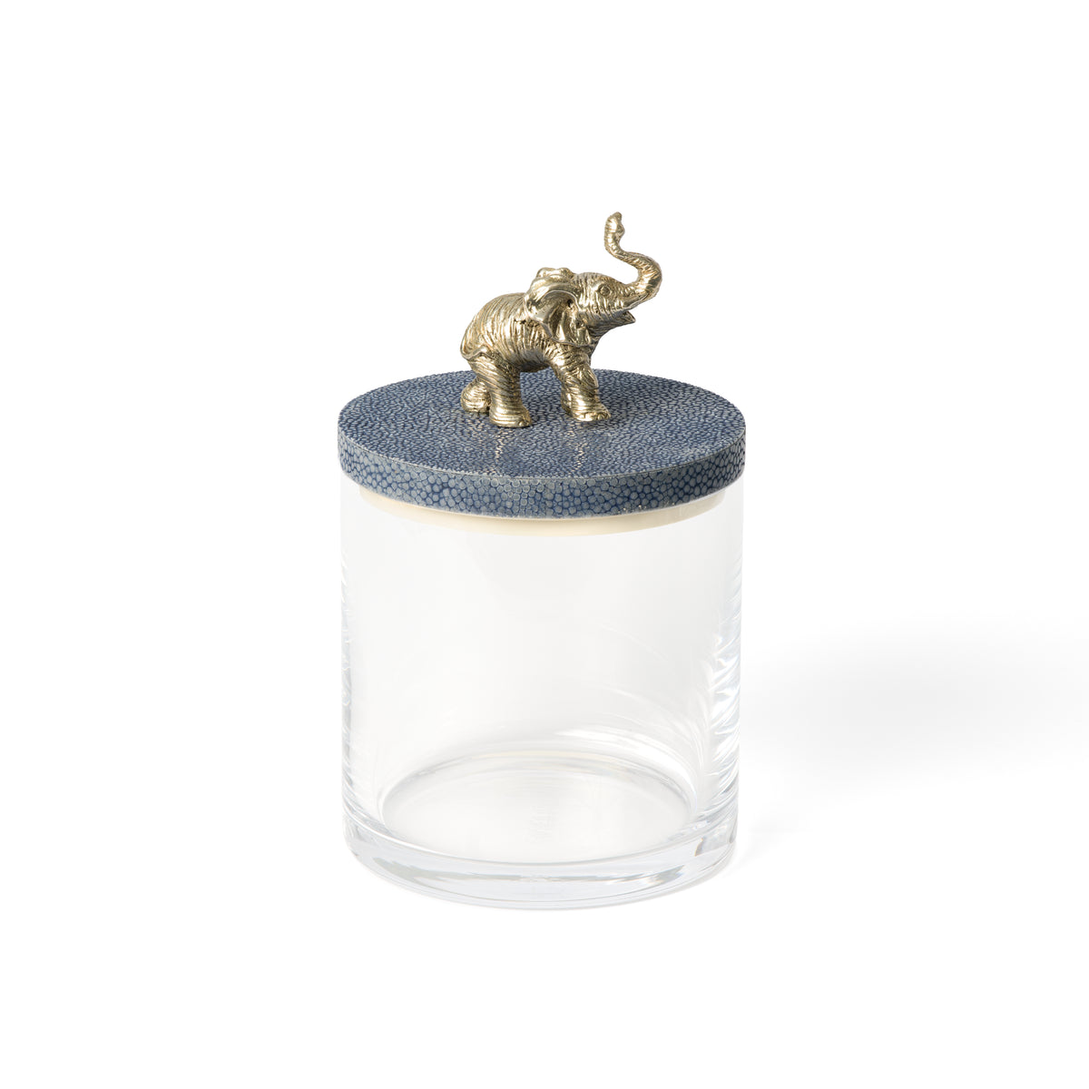 Elephant Storing Jar Silver