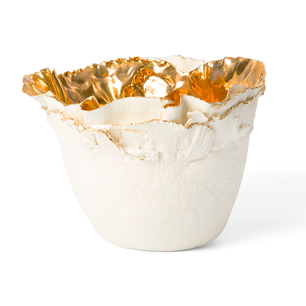 Parmelia Gold Porcelain Bowl