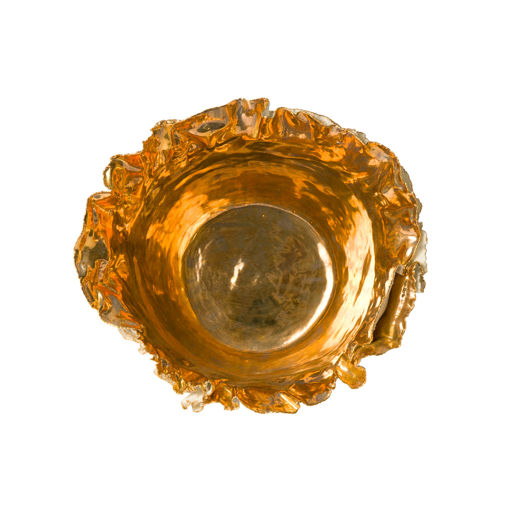 Parmelia Gold Porcelain Bowl
