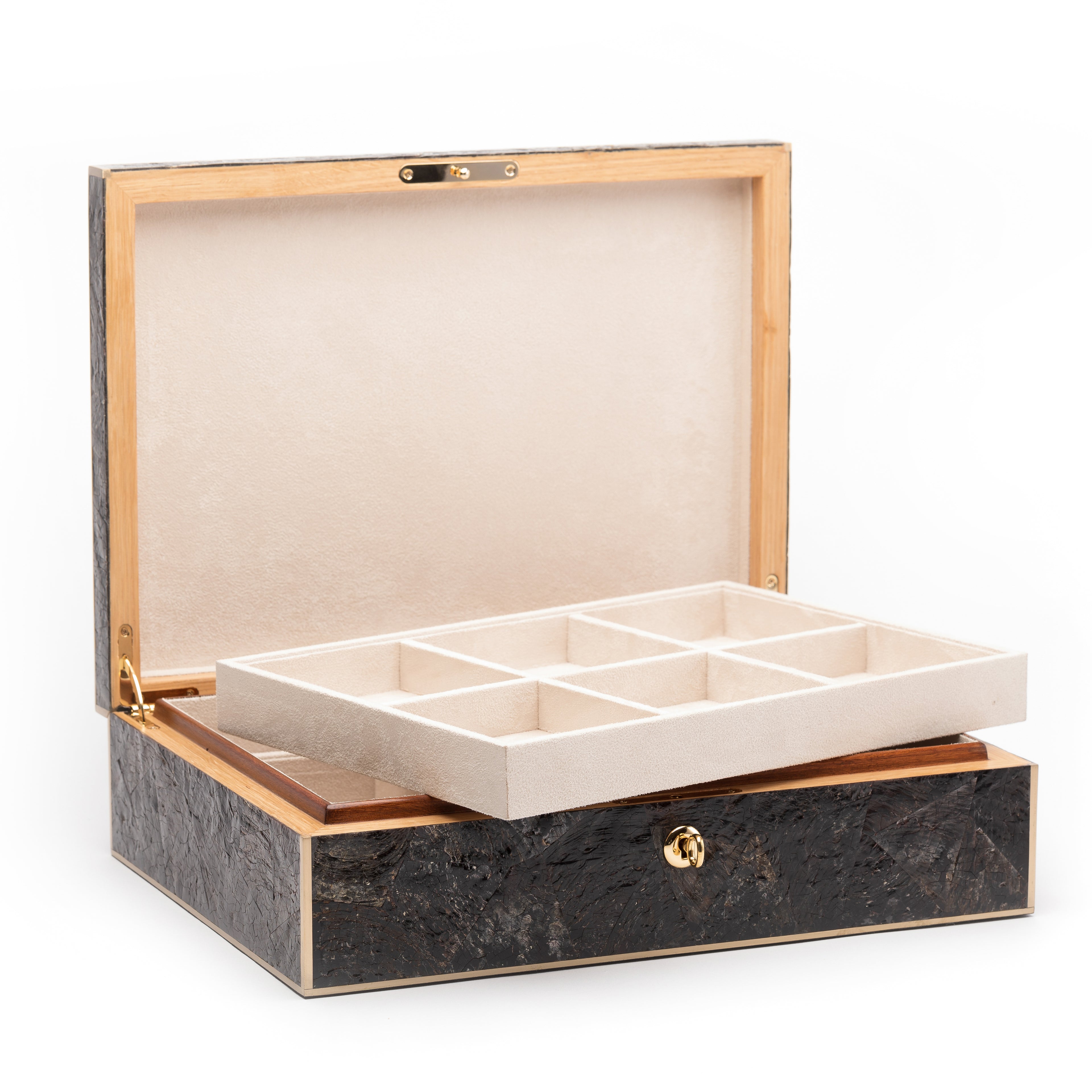 Adriana Shell Box Black