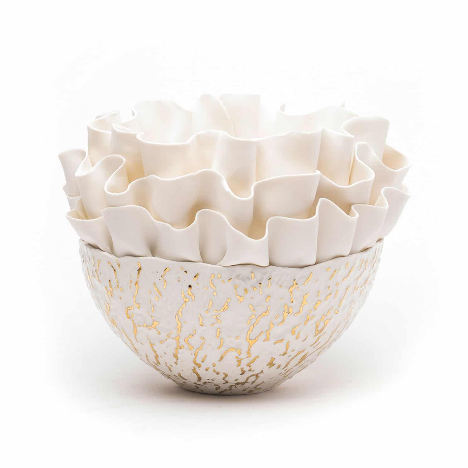 Atlantic Gold Porcelain Bowl
