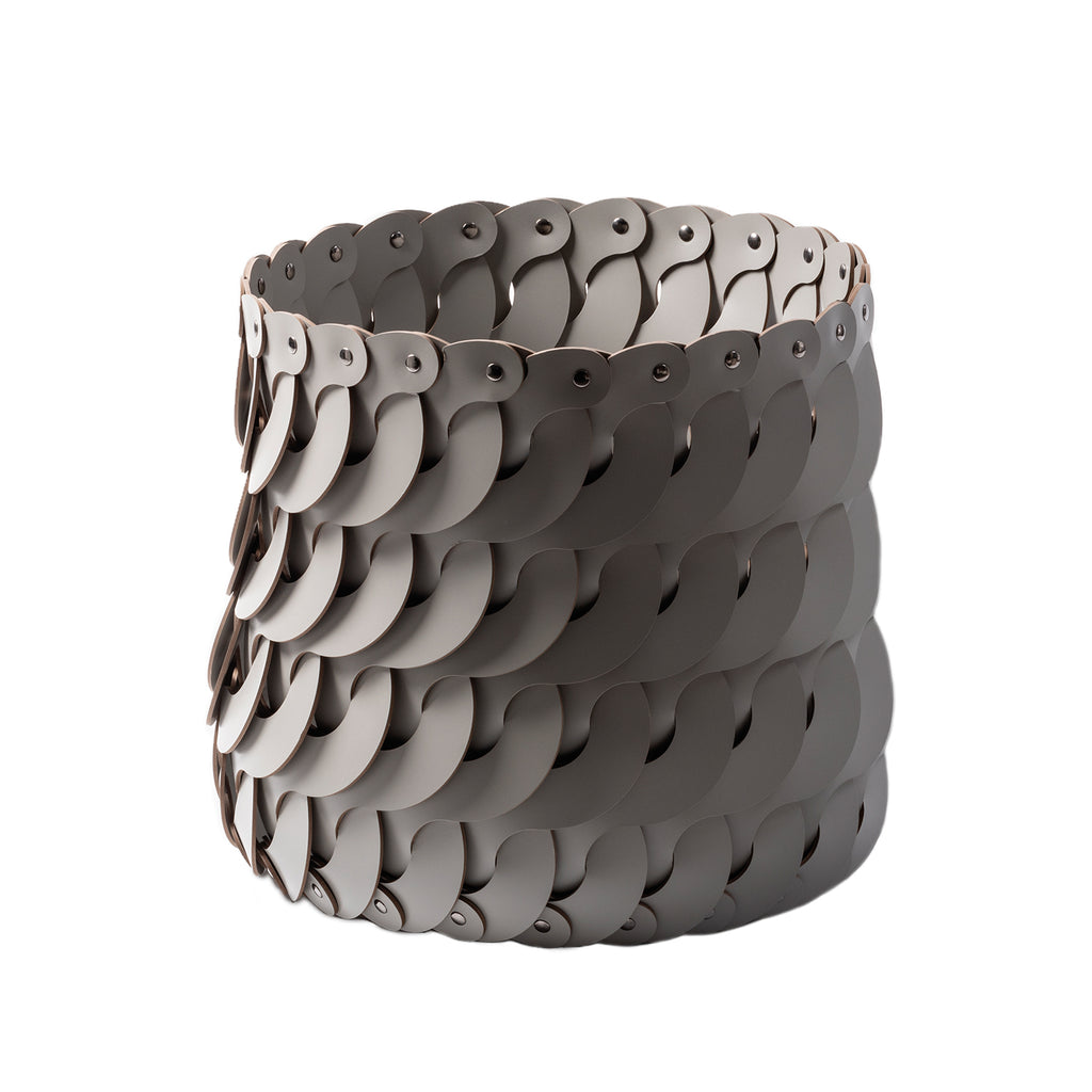 Audrey Leather Basket Tall