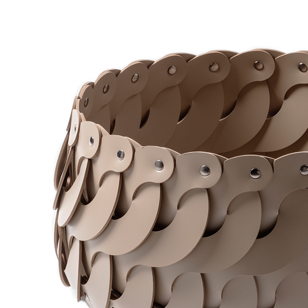 Audrey Leather Basket