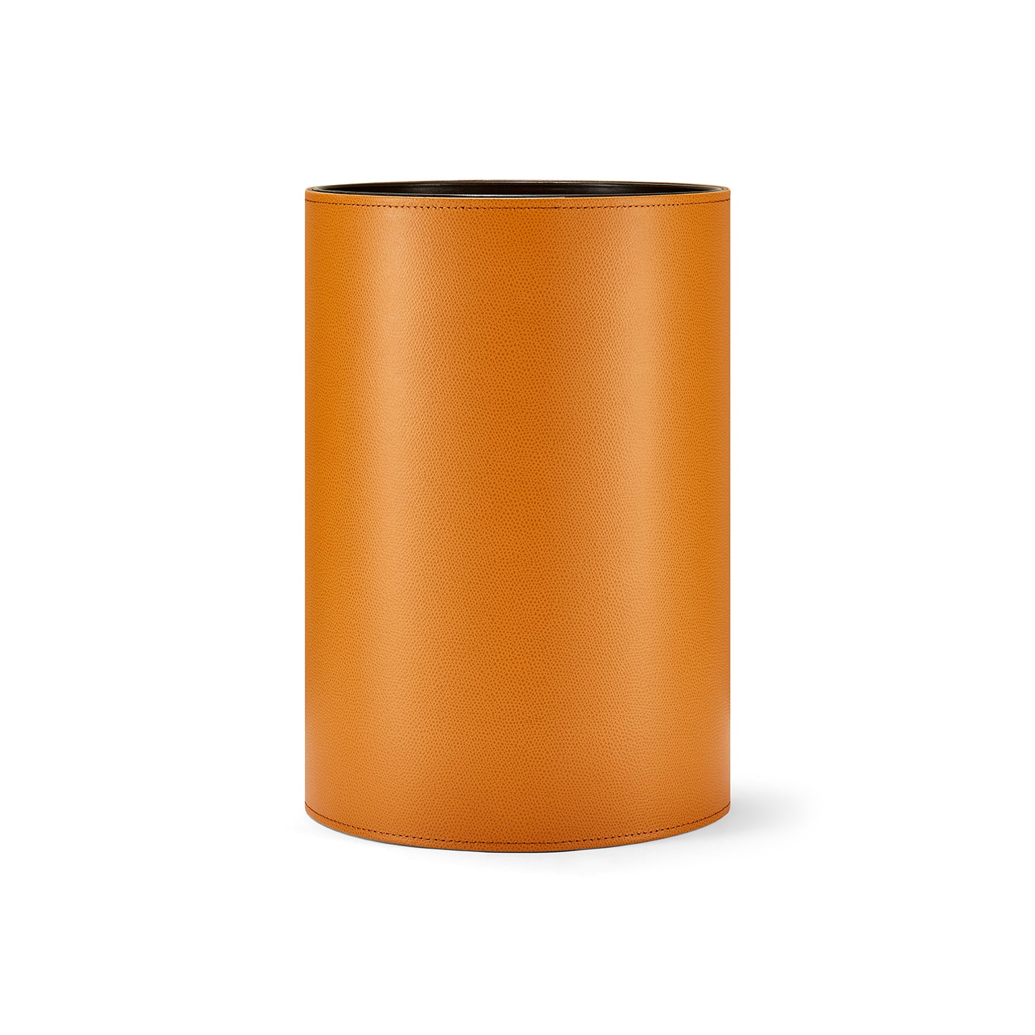 Auri Apricot Leather Bin