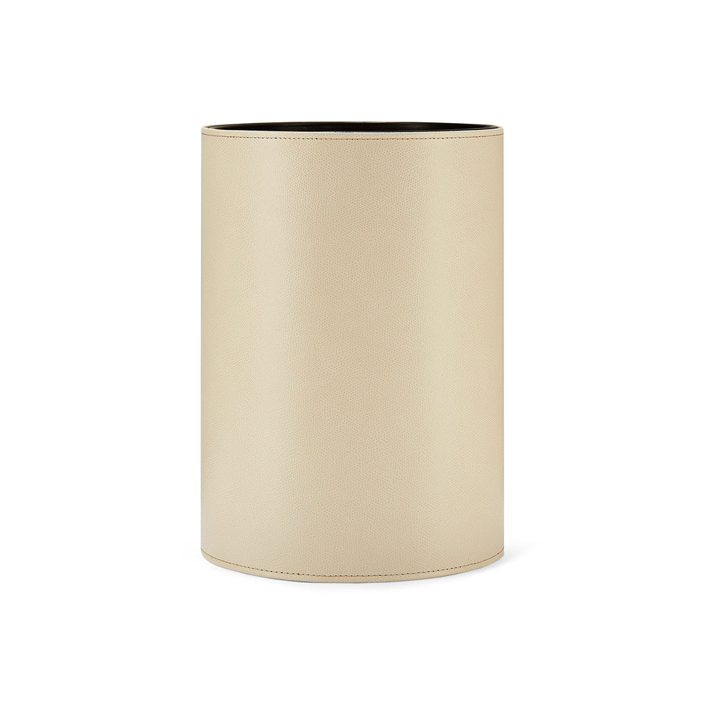 Auri Cream Leather Bin