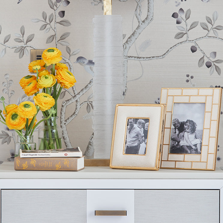 Block Shagreen Photo Frame