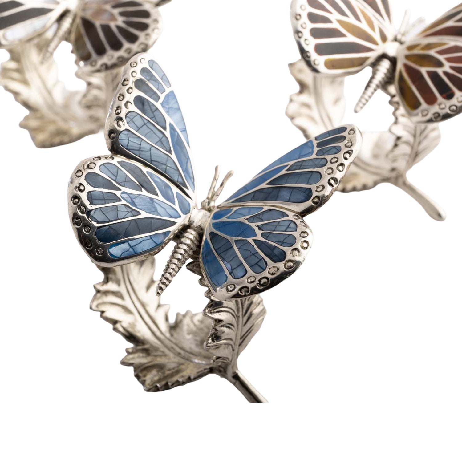 Butterfly Napkin Ring Blue