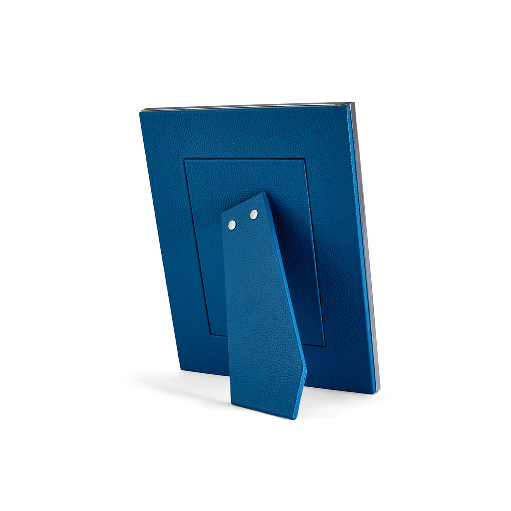 Chain Link Blue Shagreen Photo Frame