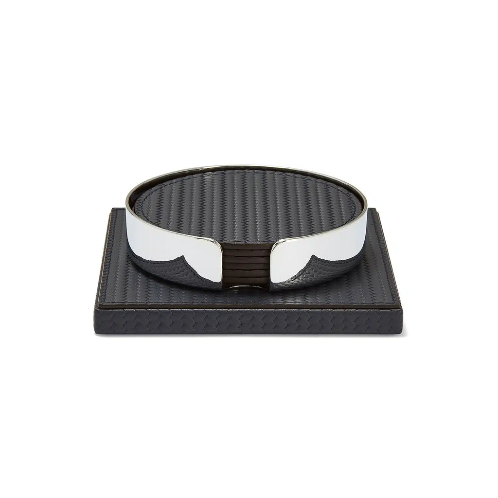 Set of 6 Coasters Navy