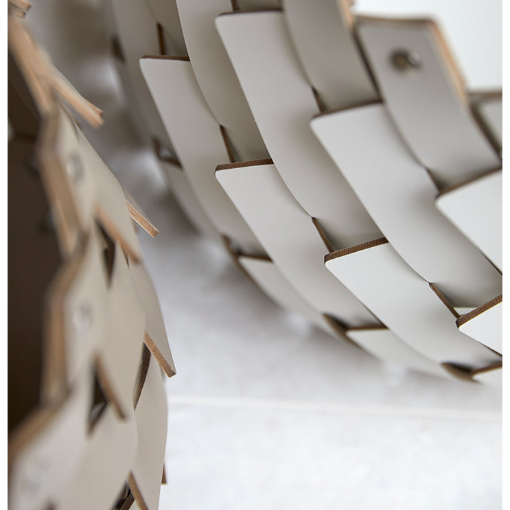 Cora Cream Leather Basket