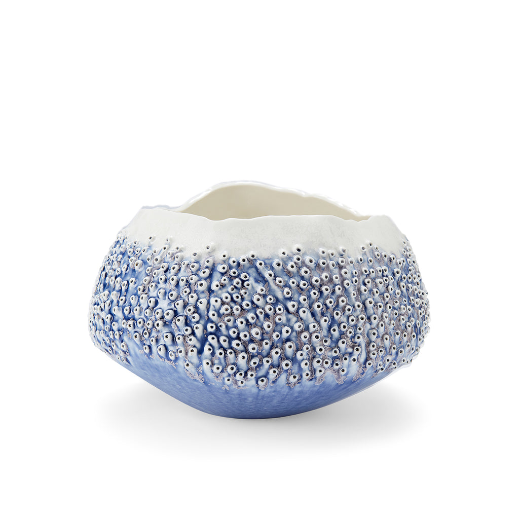 Coral Blue/ Violet Porcelain Bowl