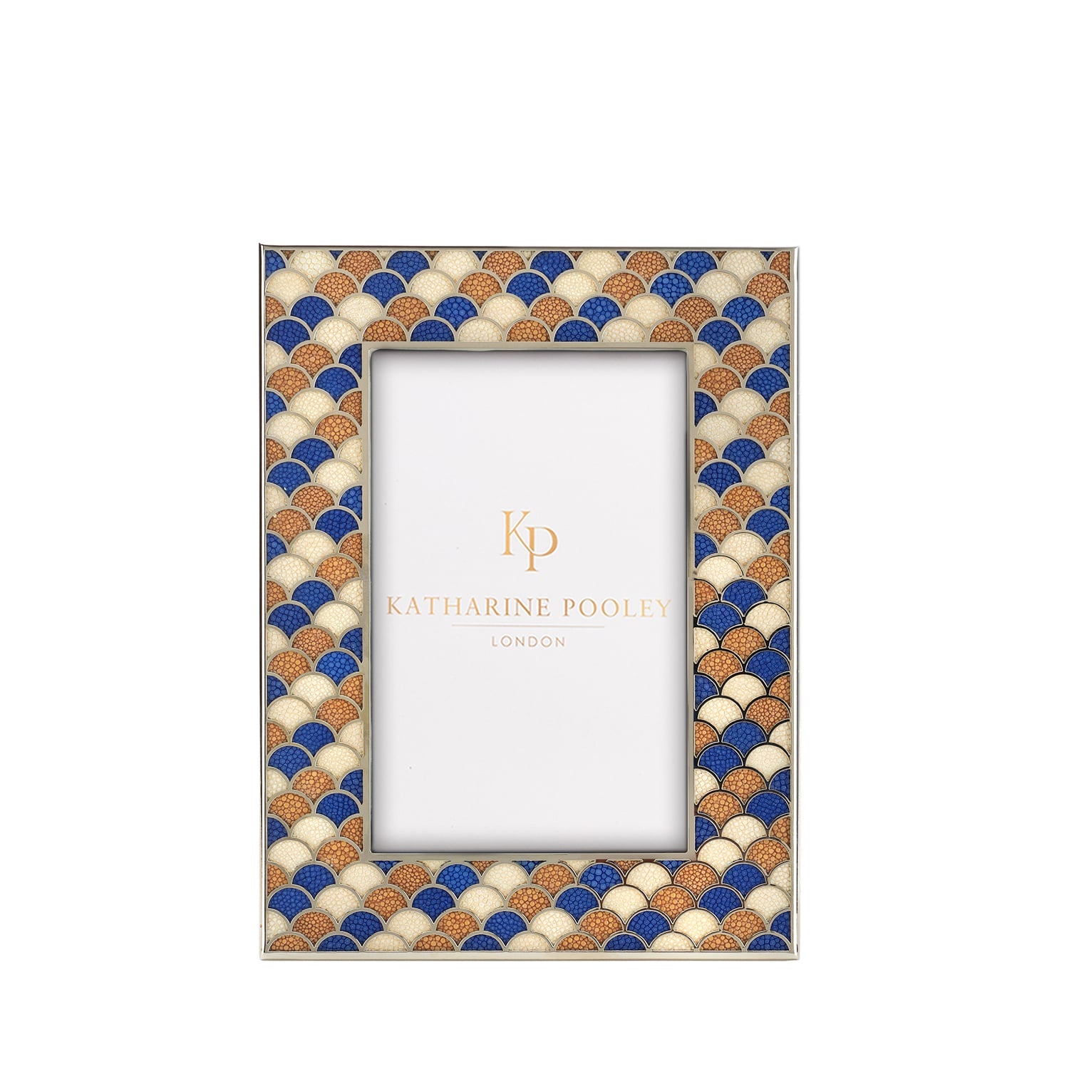 Cove Multi Shagreen Blue Photo Frame