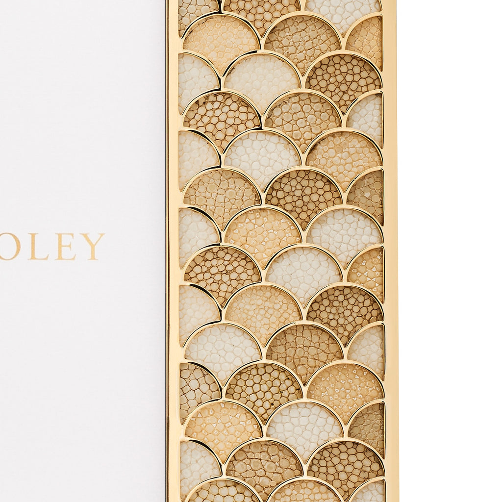 Cove Multi Shagreen Cream Photo Frame
