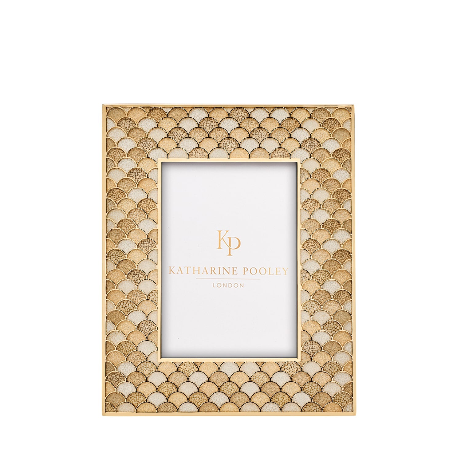 Cove Multi Shagreen Cream Photo Frame