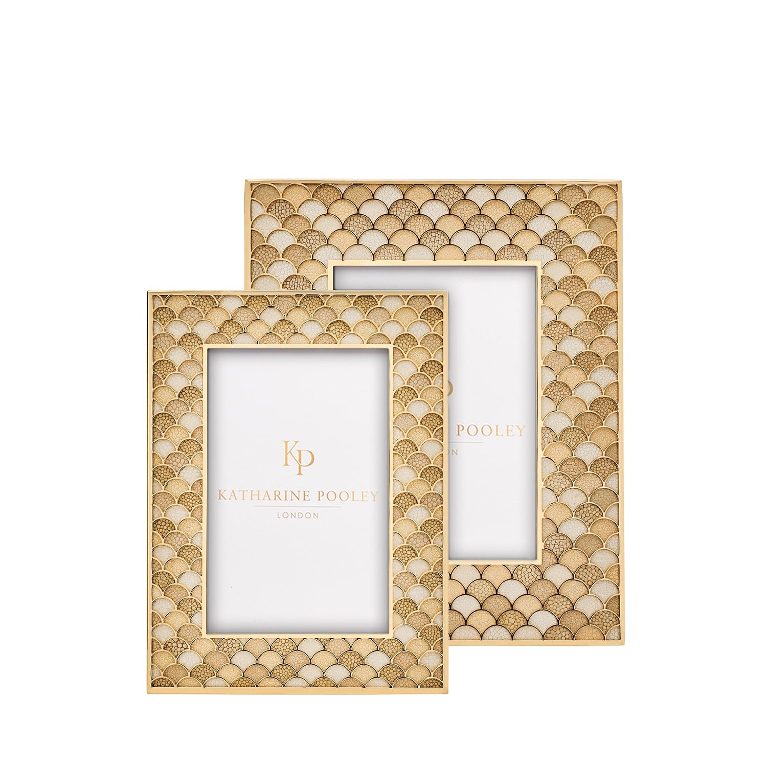 Cove Multi Shagreen Cream Photo Frame