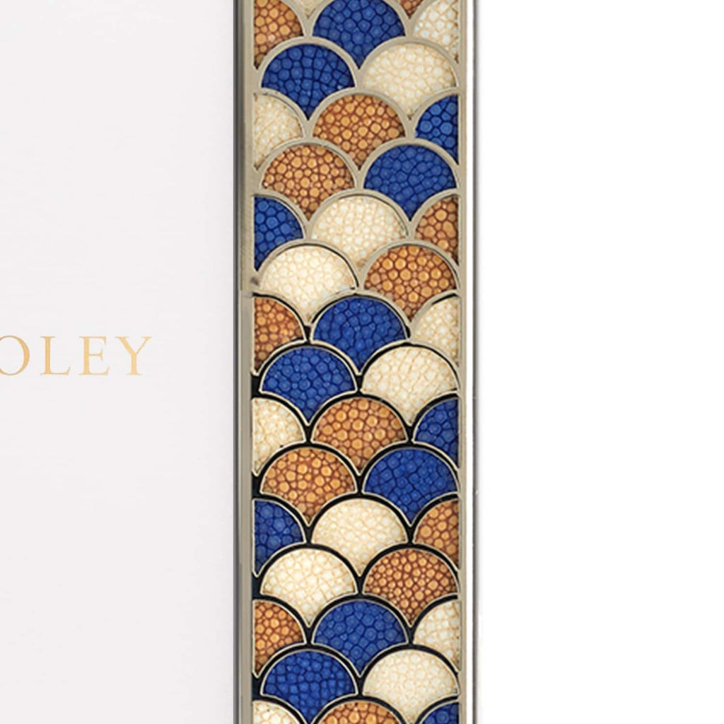 Cove Multi Shagreen Blue Photo Frame
