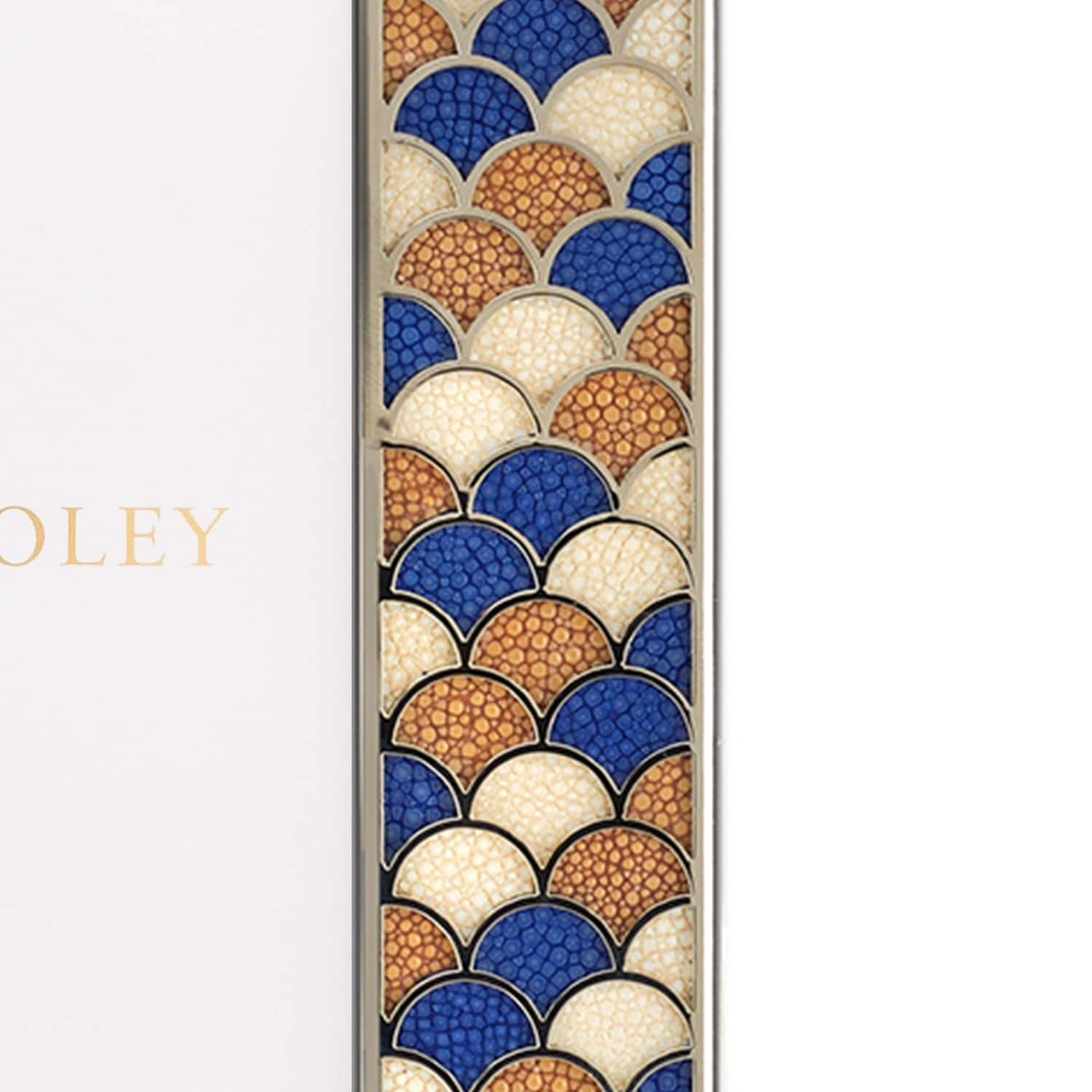 Cove Multi Shagreen Blue Photo Frame