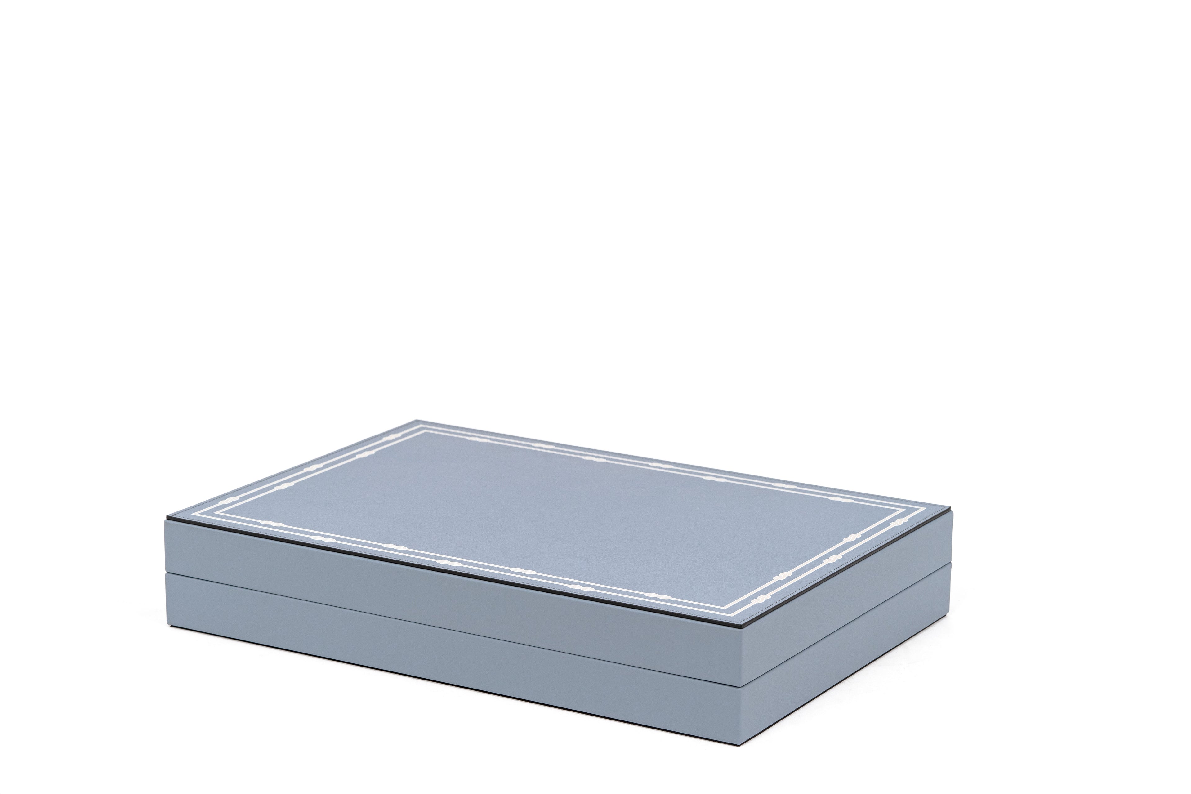 Backgammon Board in Arctic Blue