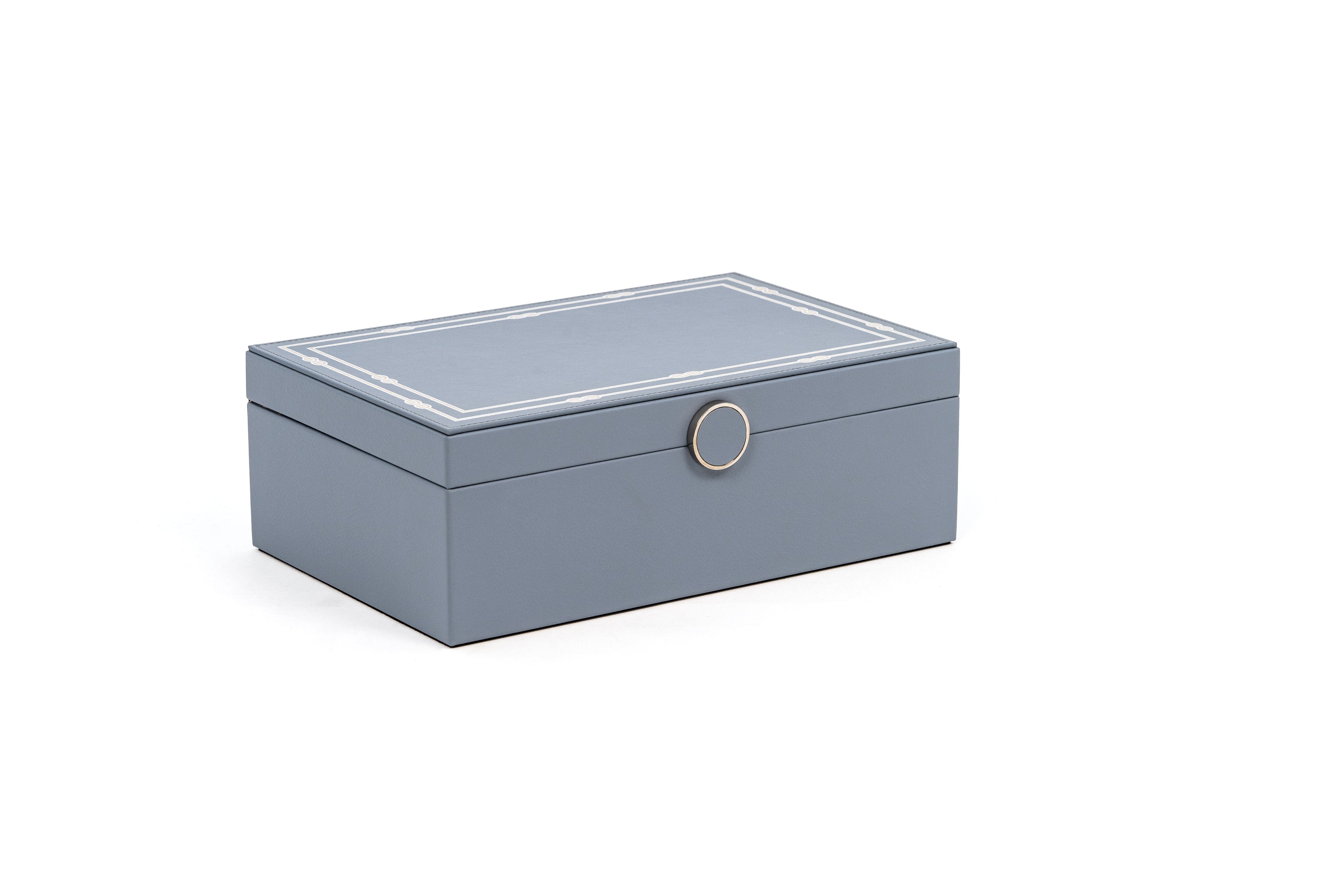 Decorative Box with Woven Print