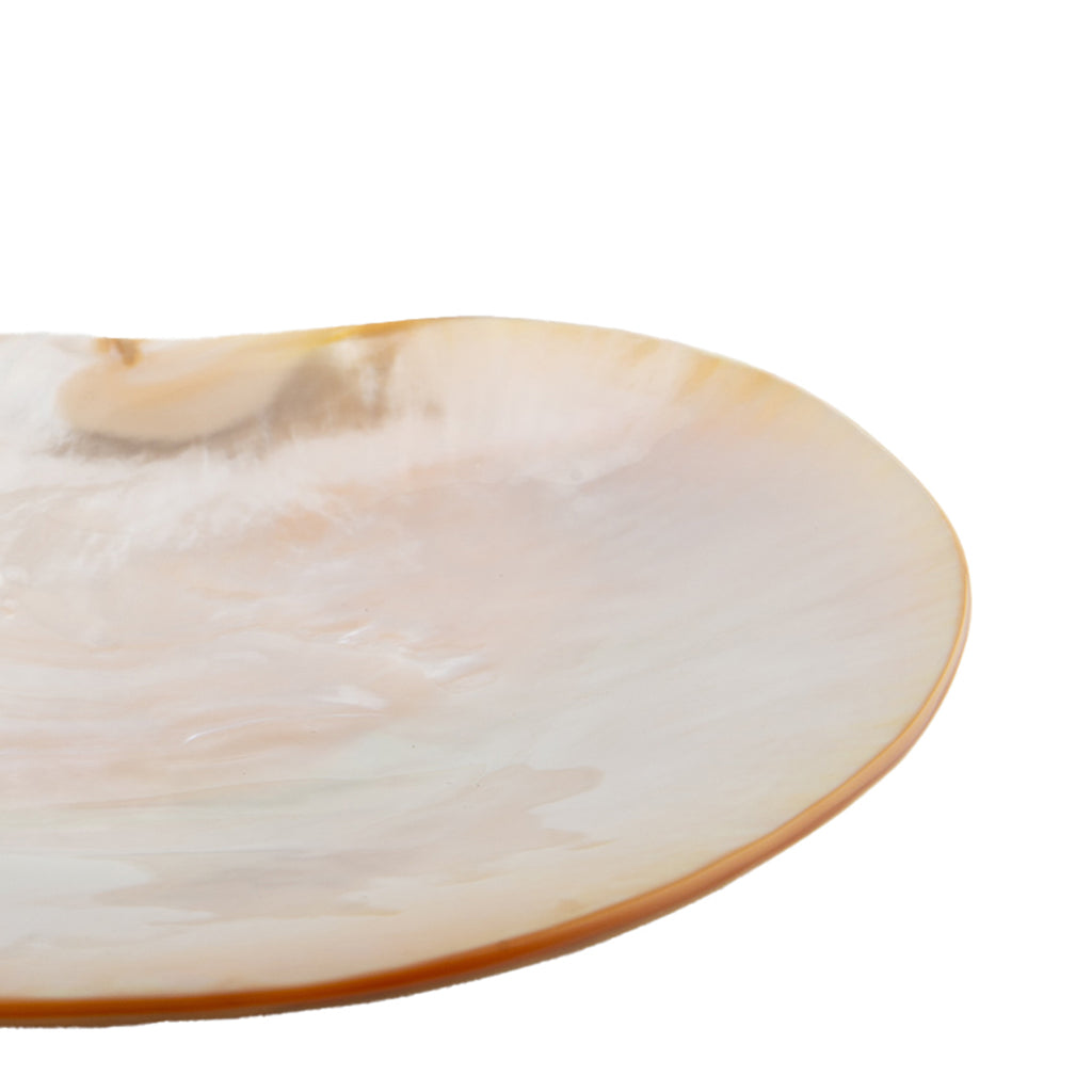 Elephant Mother of Pearl Plate