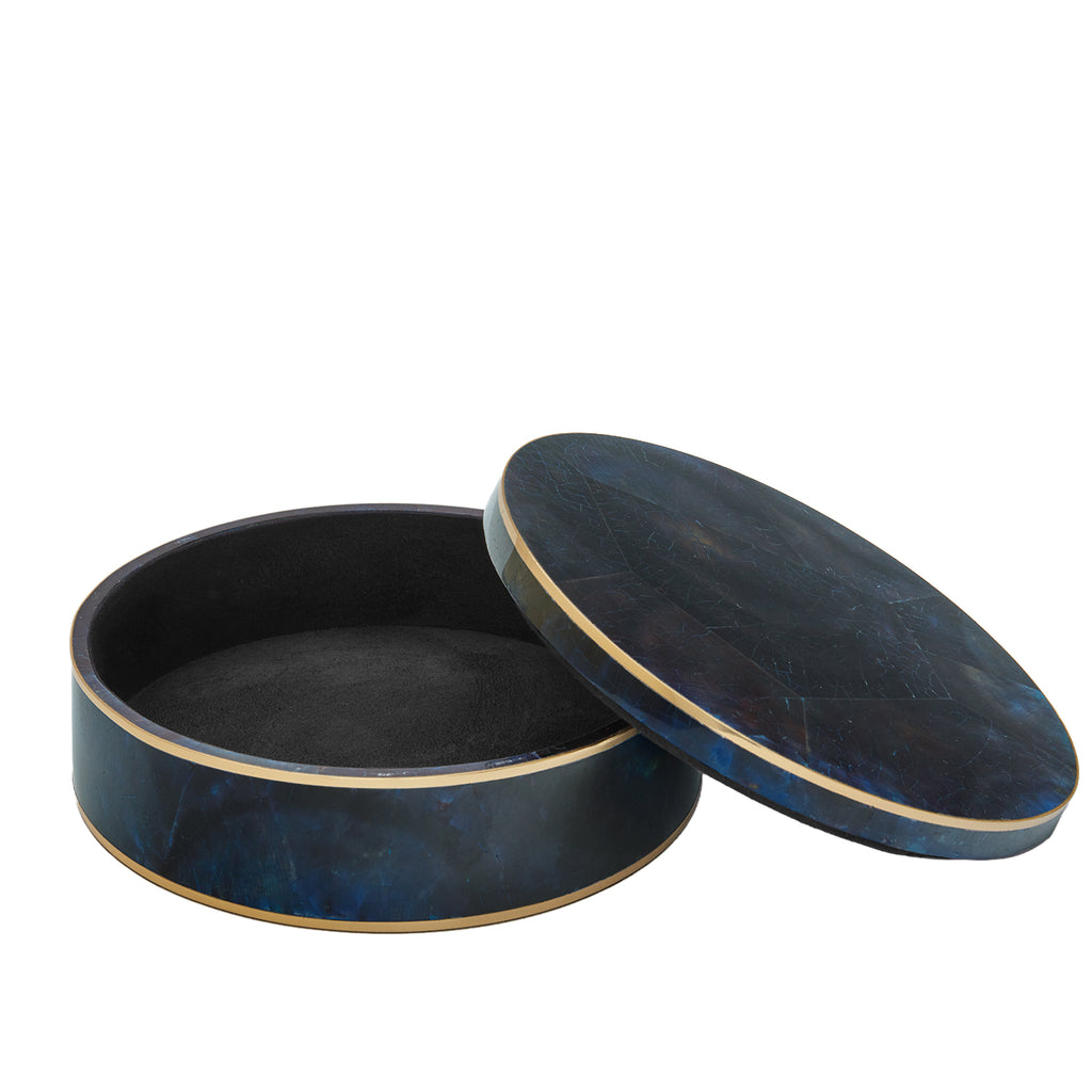 Elissa Navy Shell Box