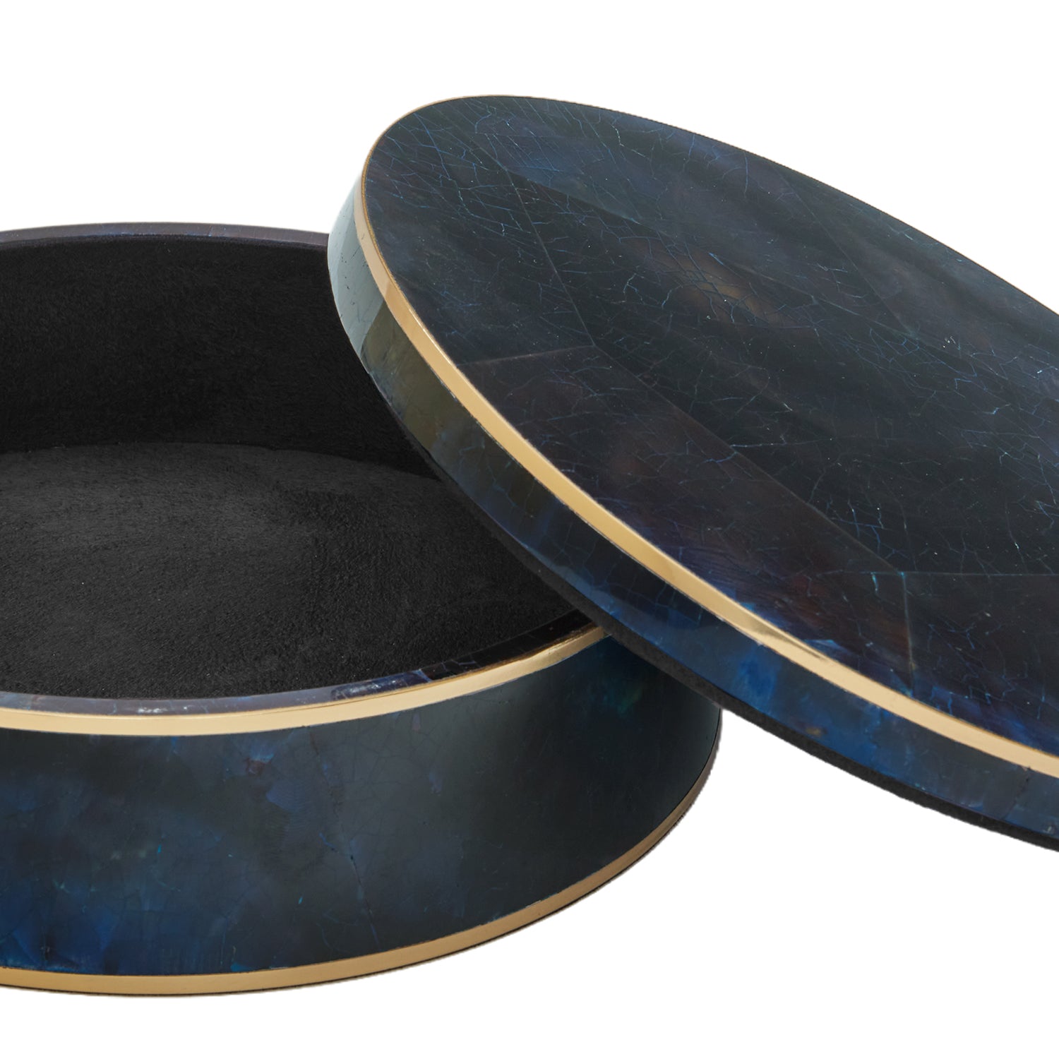 Elissa Navy Shell Box