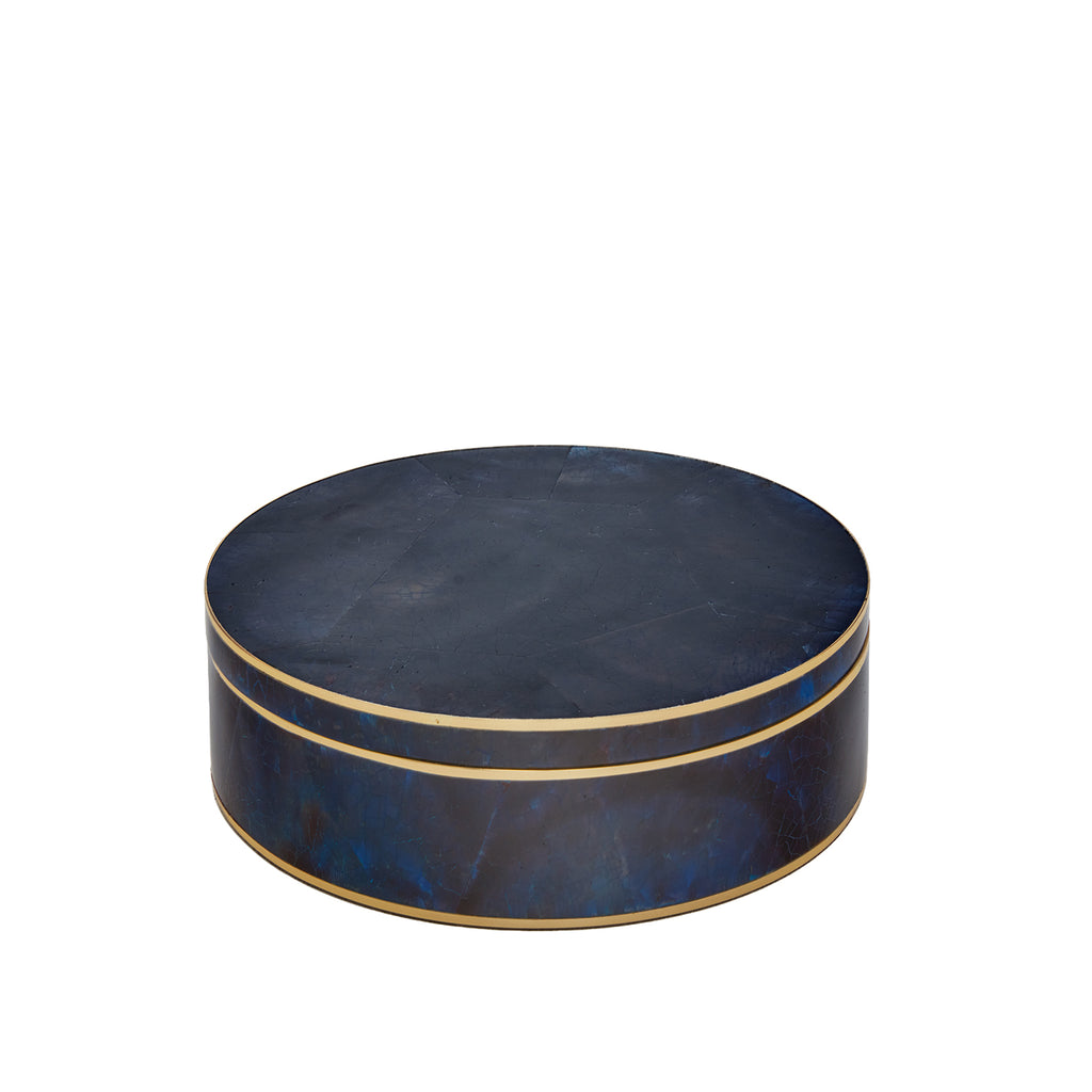 Elissa Navy Shell Box