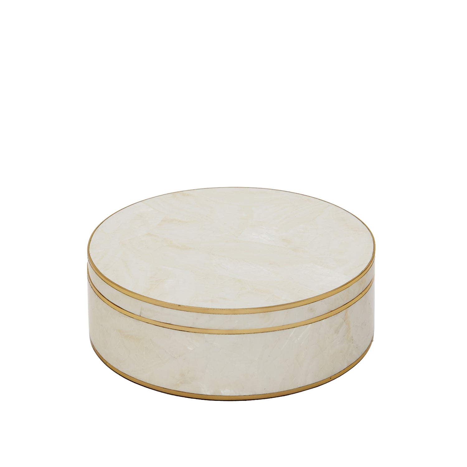 Elissa Cream Shell Box
