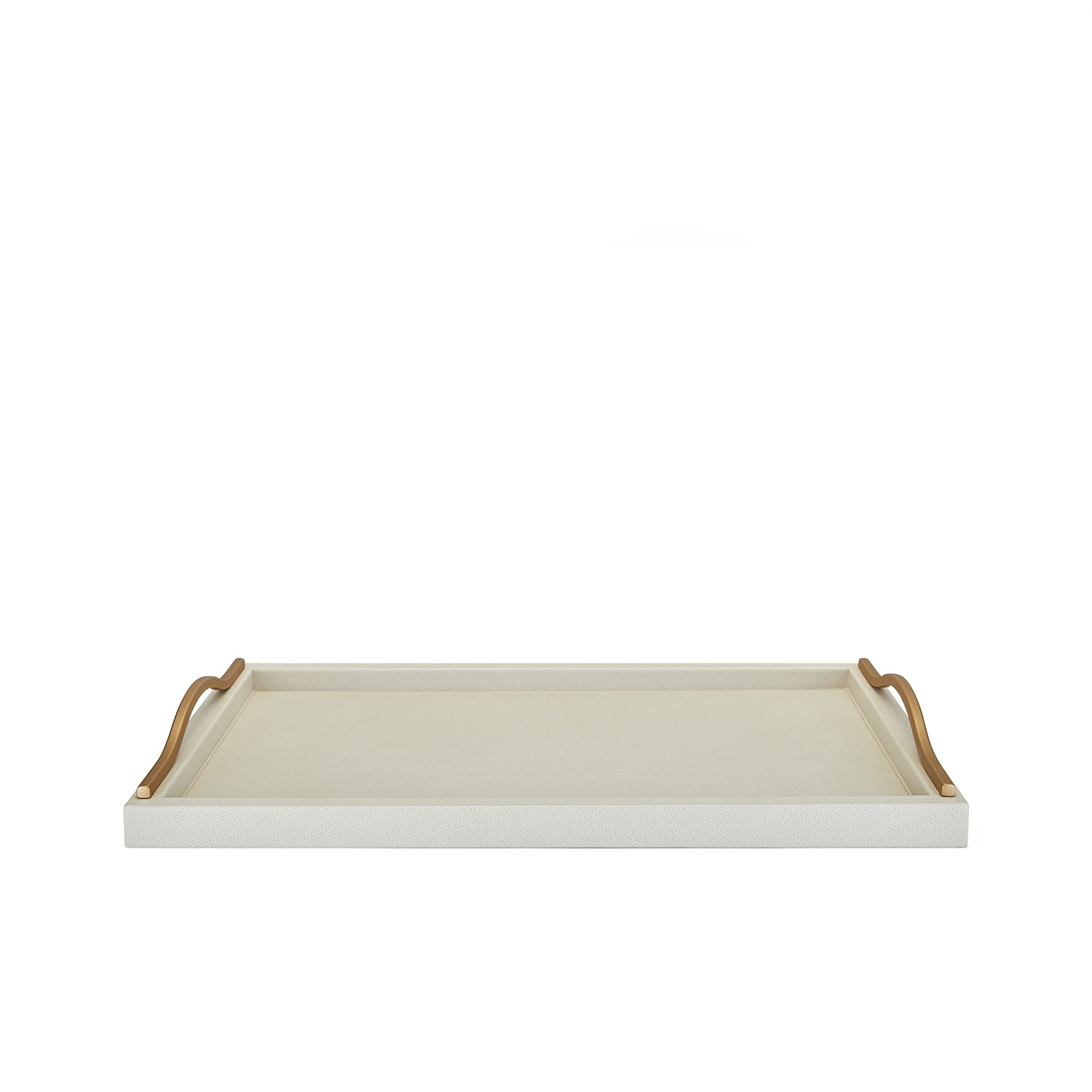 Ferdinand Ivory Leather Tray