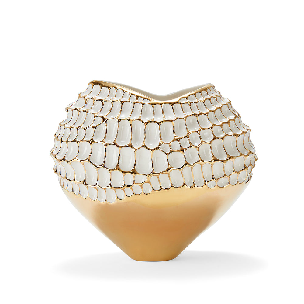 Frederica Gold Porcelain Vase