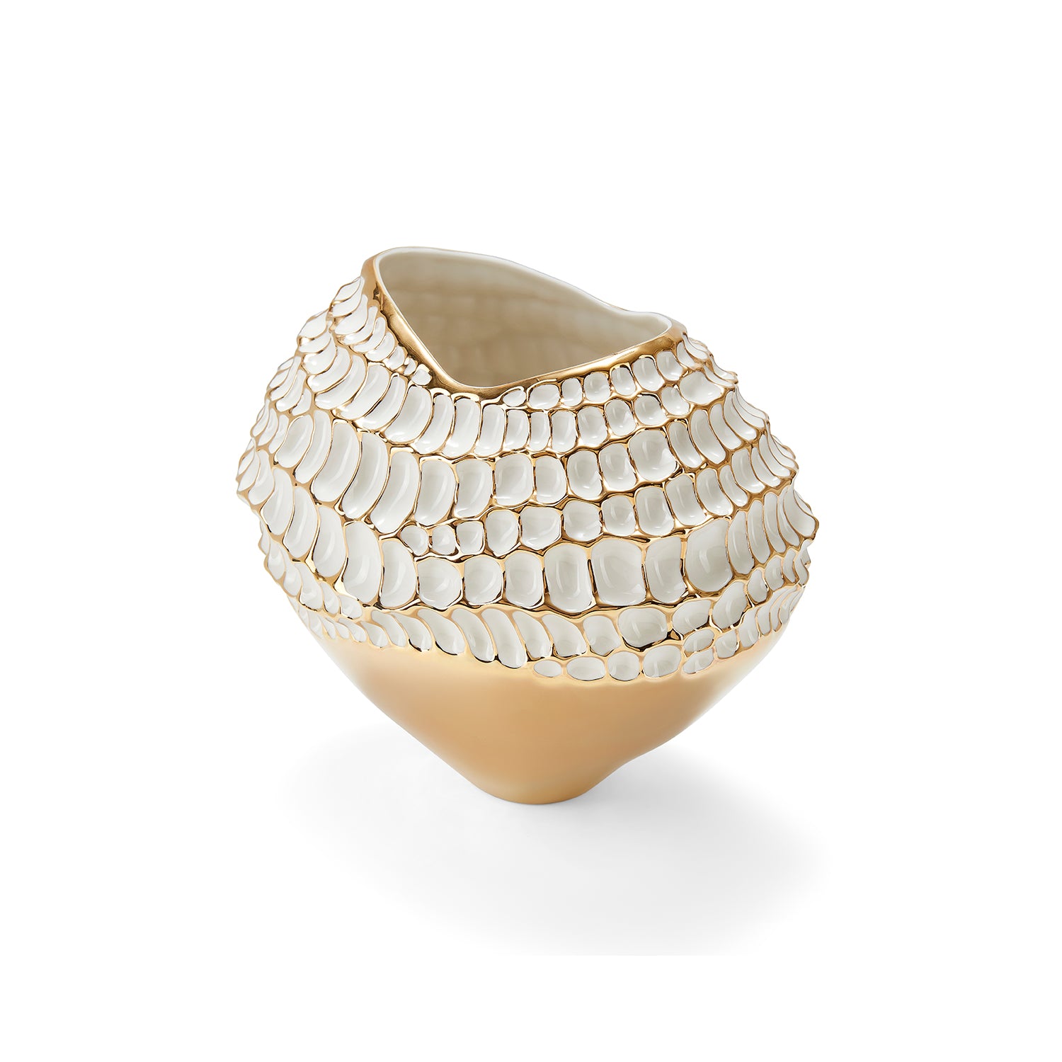 Frederica Gold Porcelain Vase