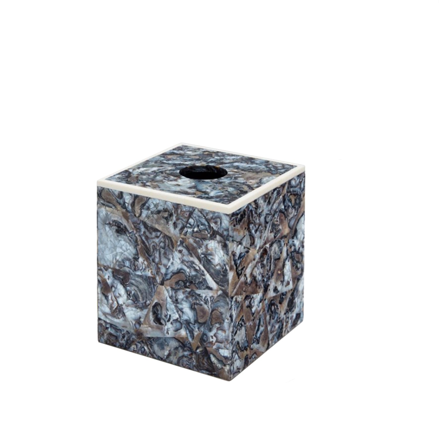 Agate Shell Tissue Box Cover