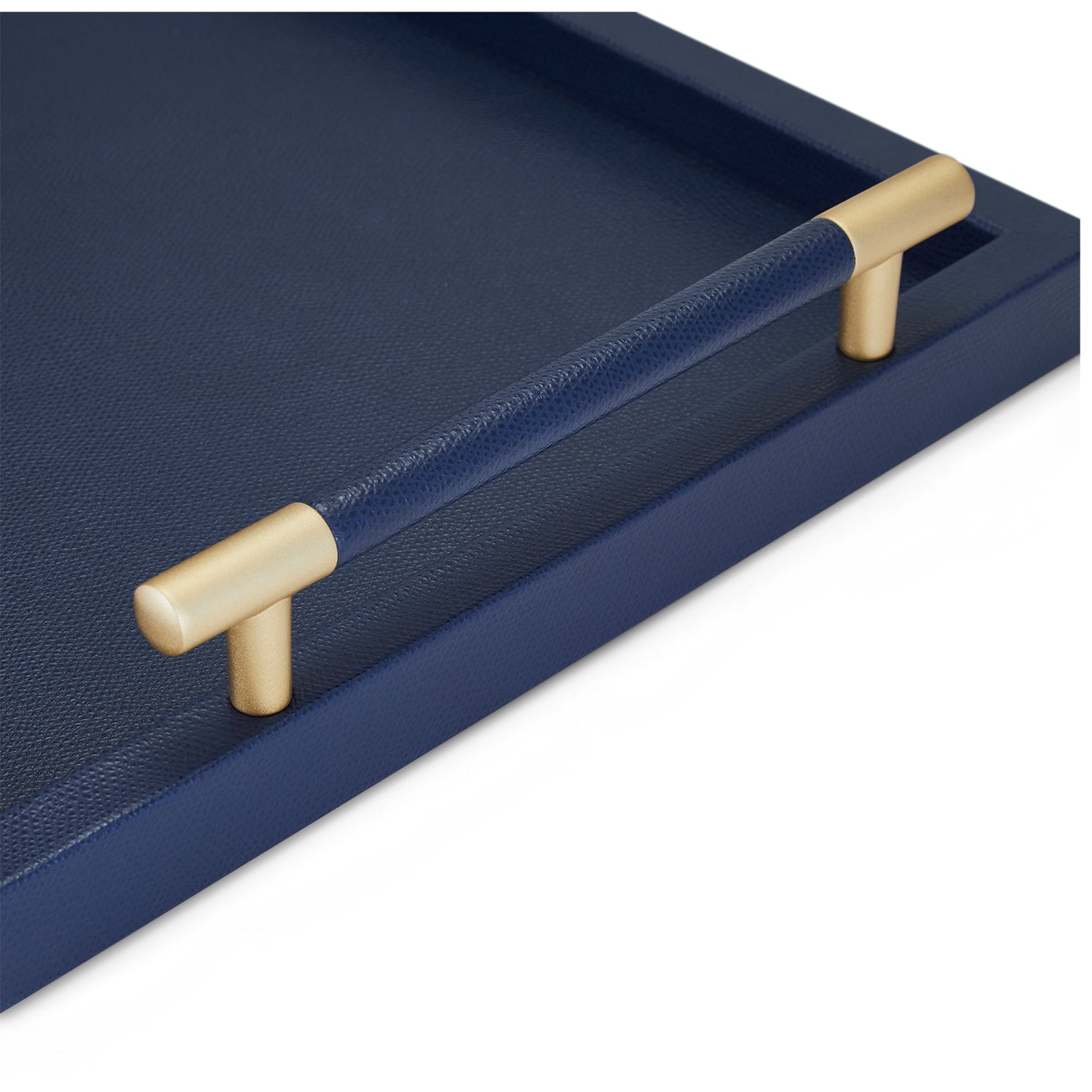 Hugo Navy Leather Tray