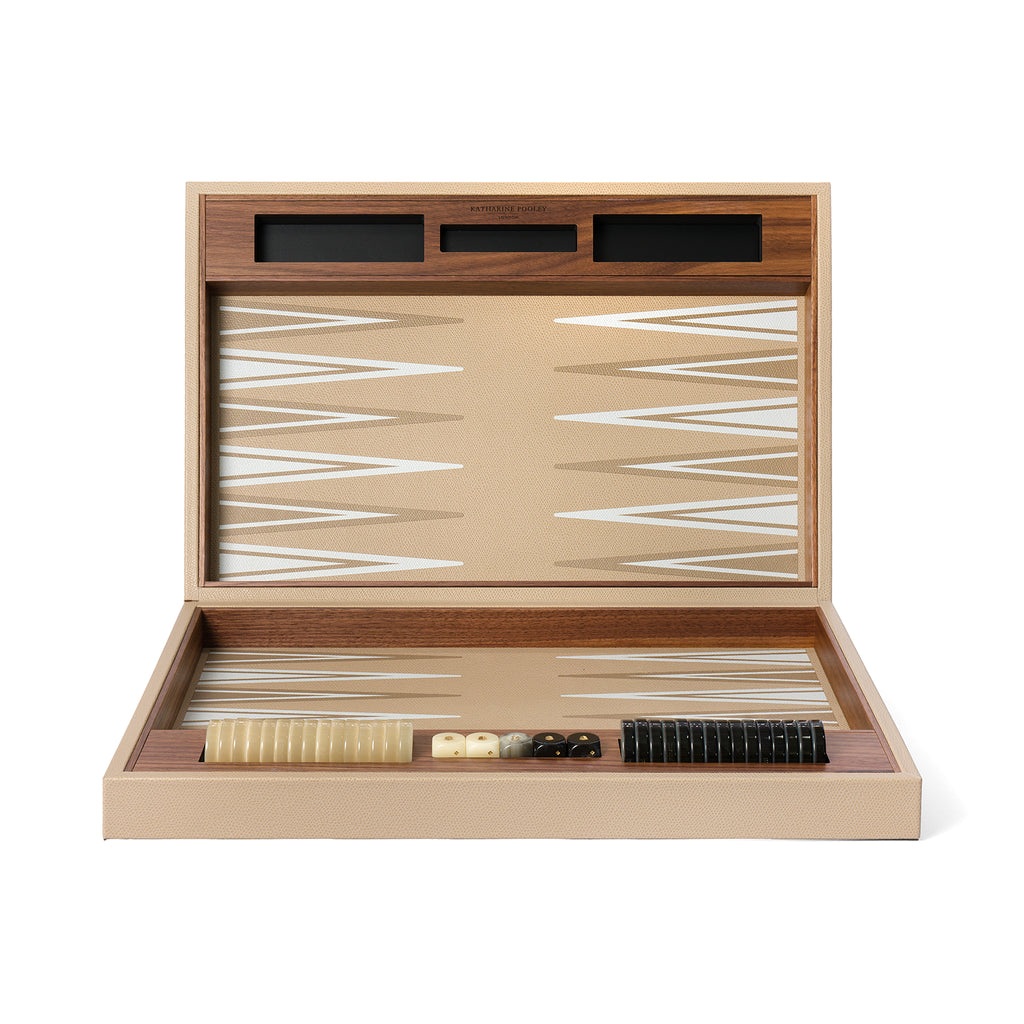 Backgammon Board in Taupe