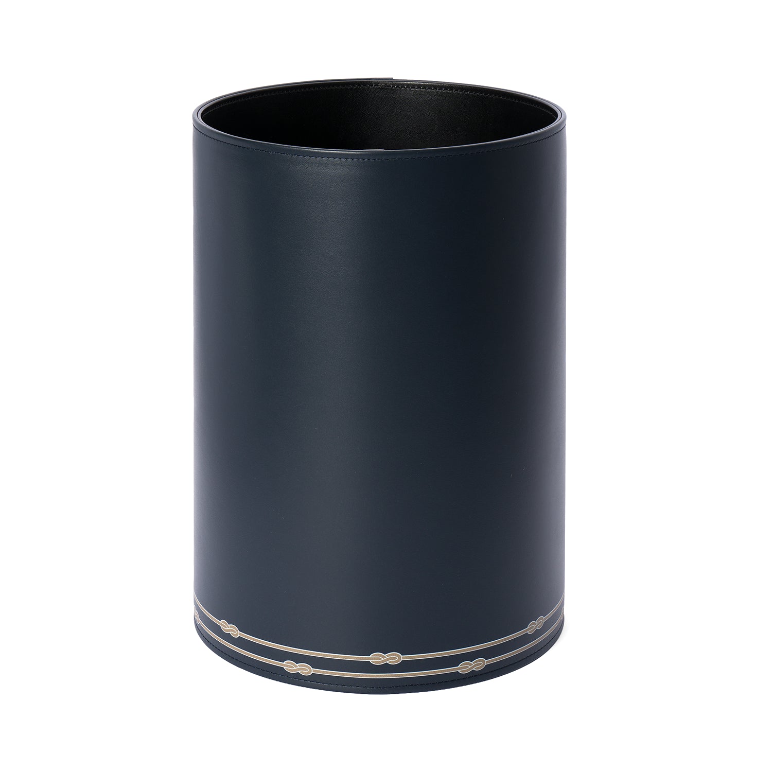 Round Paper Bin Navy Blue