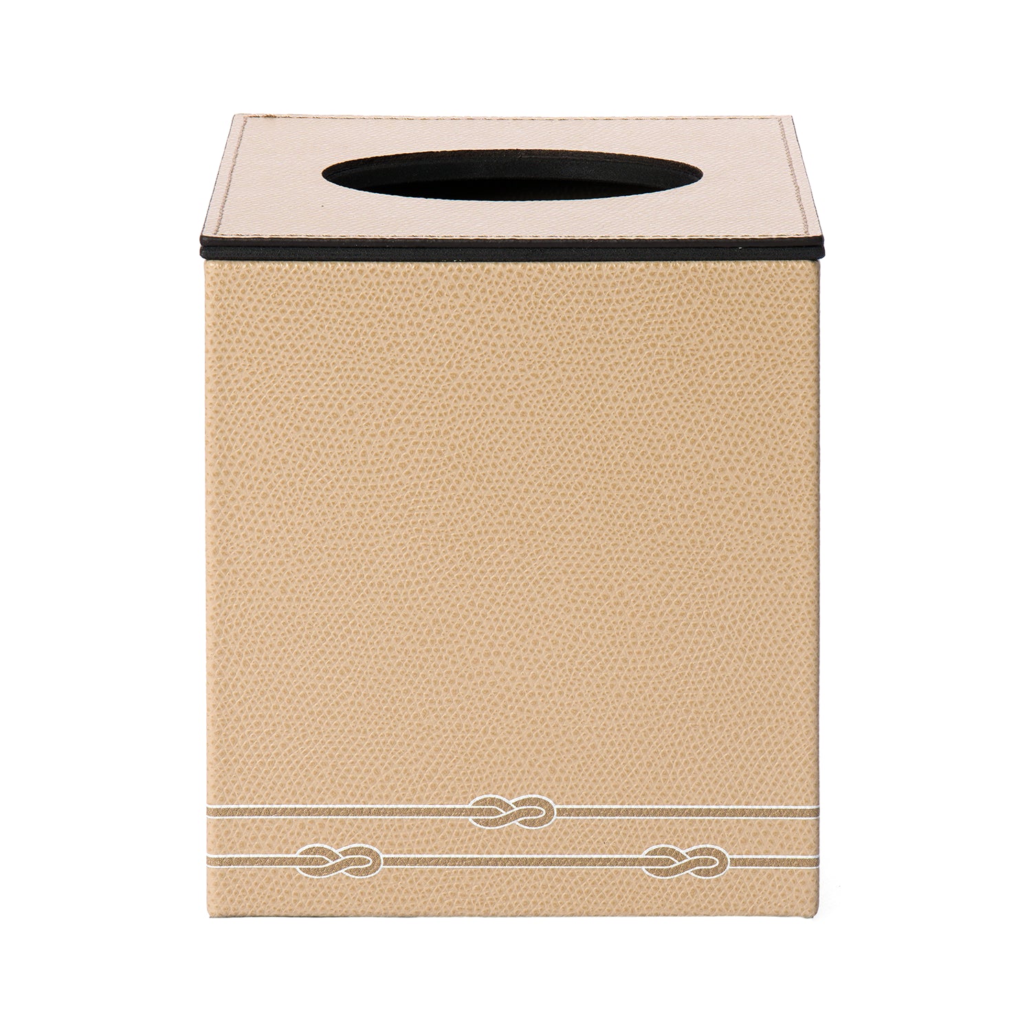 Square Tissue Box with Magnetic Lid Taupe