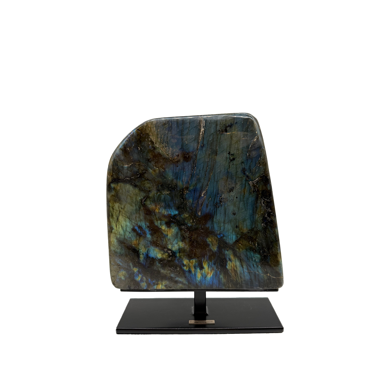 Labradorite Mineral on Stand