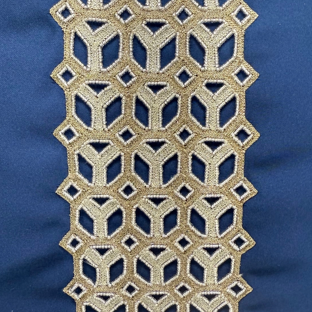 Jali Luxury Embroidery Cushion