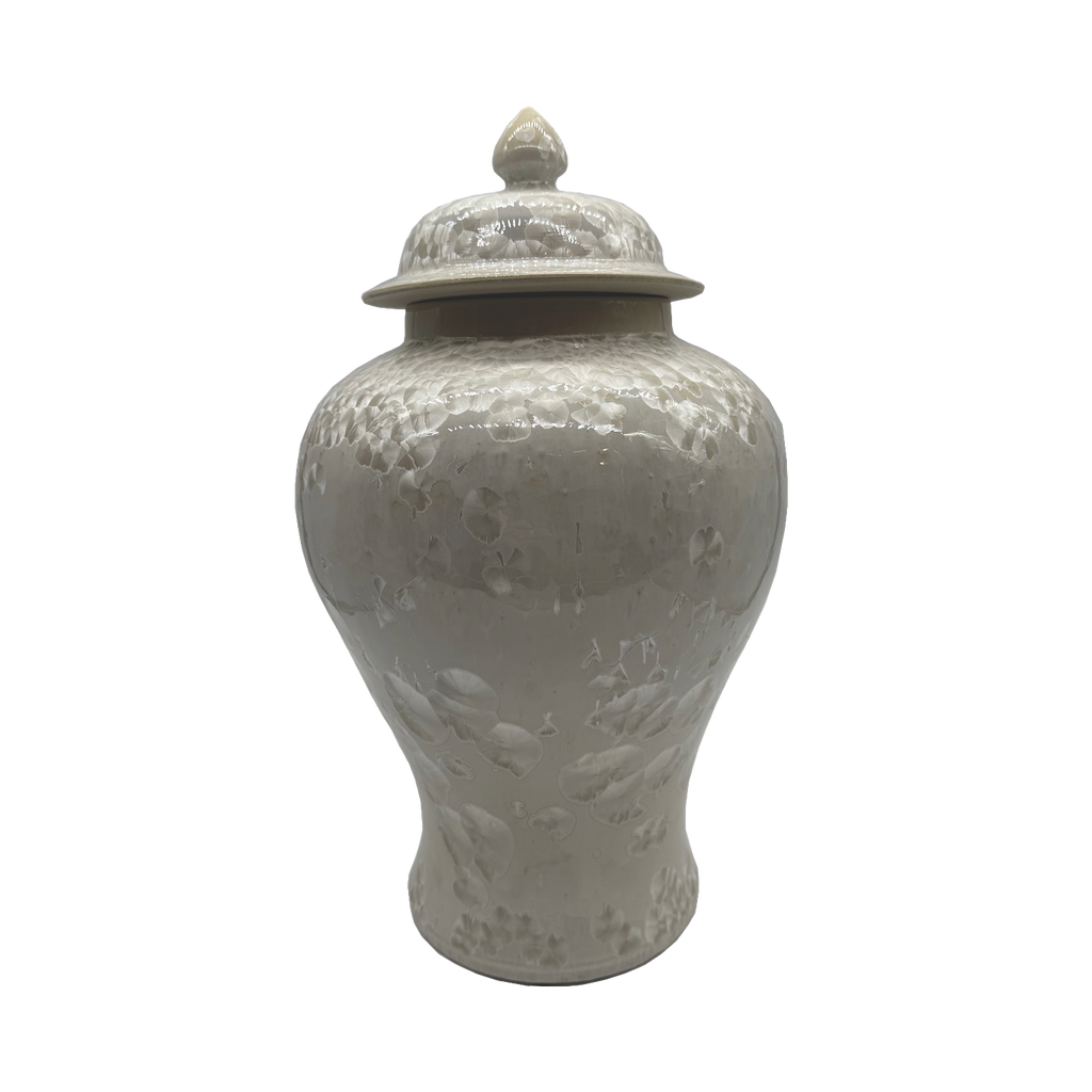 Pearlised Temple Jar