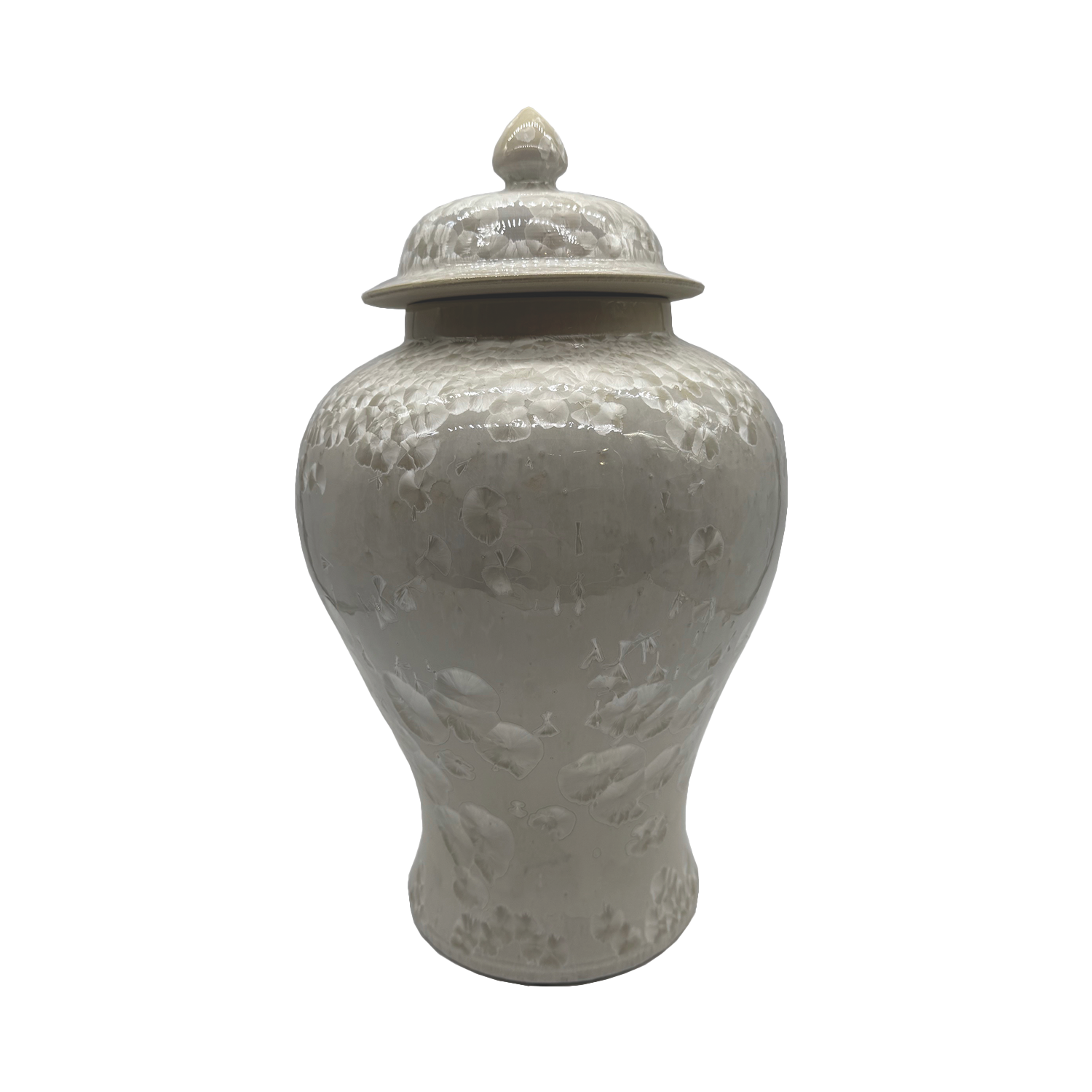 Pearlised Temple Jar