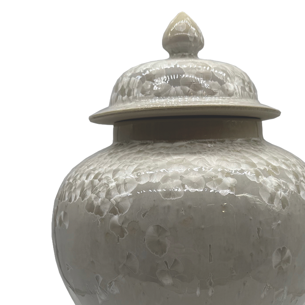 Pearlised Temple Jar