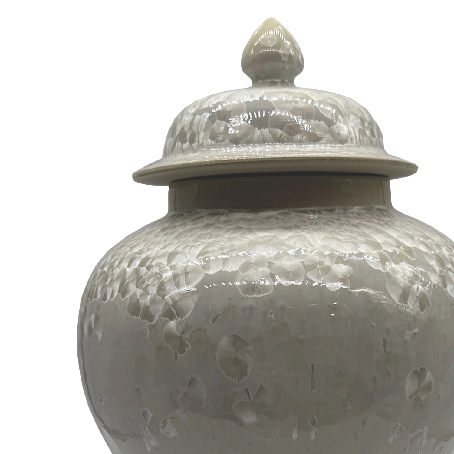 Pearlised Temple Jar