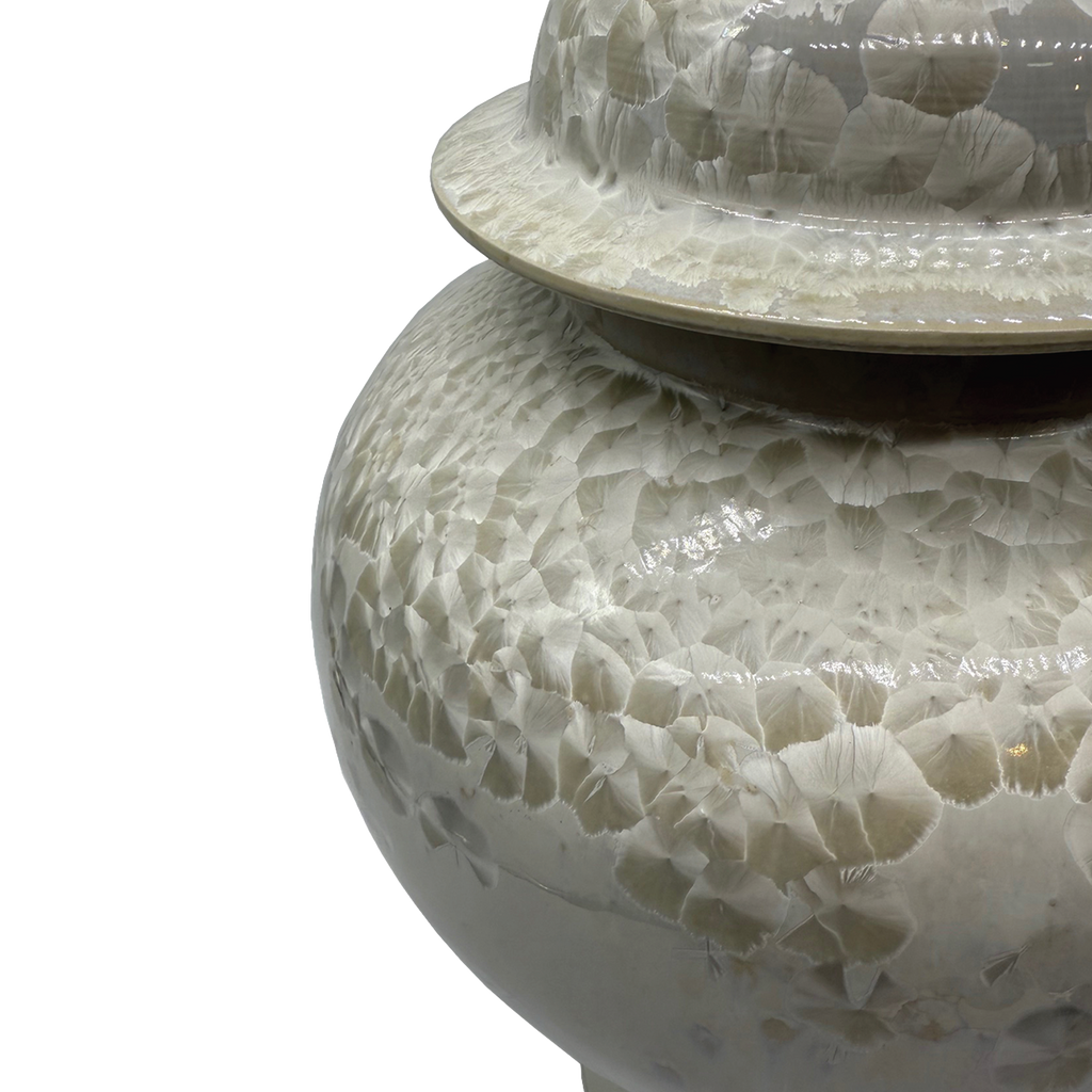 Pearlised Temple Jar