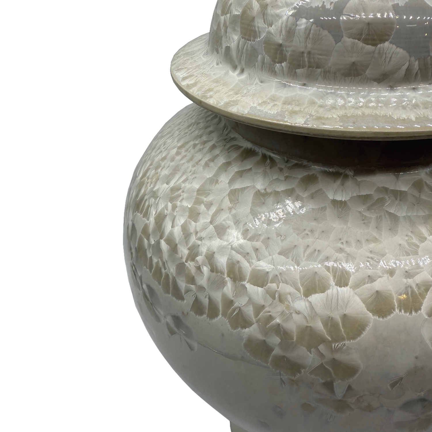 Pearlised Temple Jar