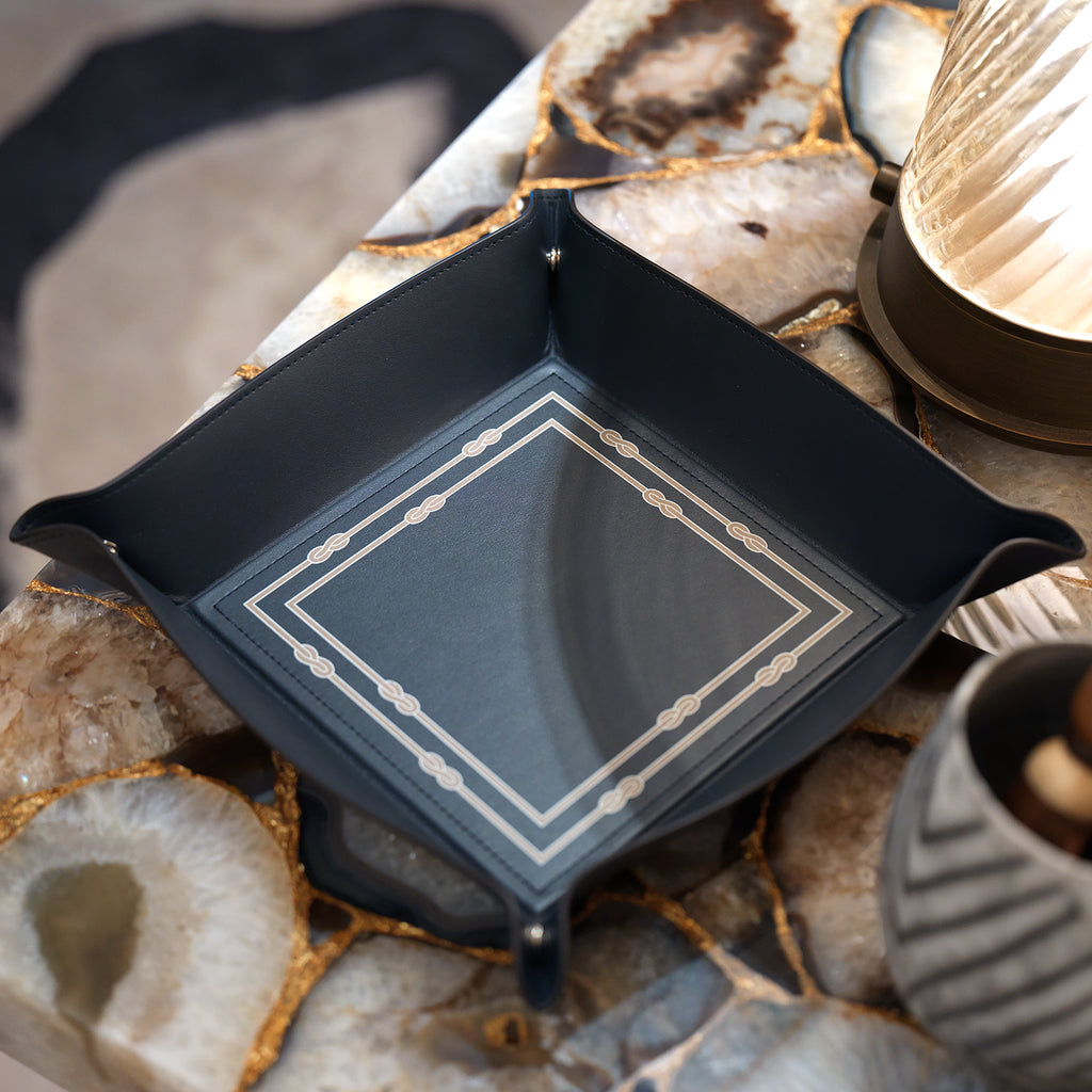 Trinket Tray in Navy Blue