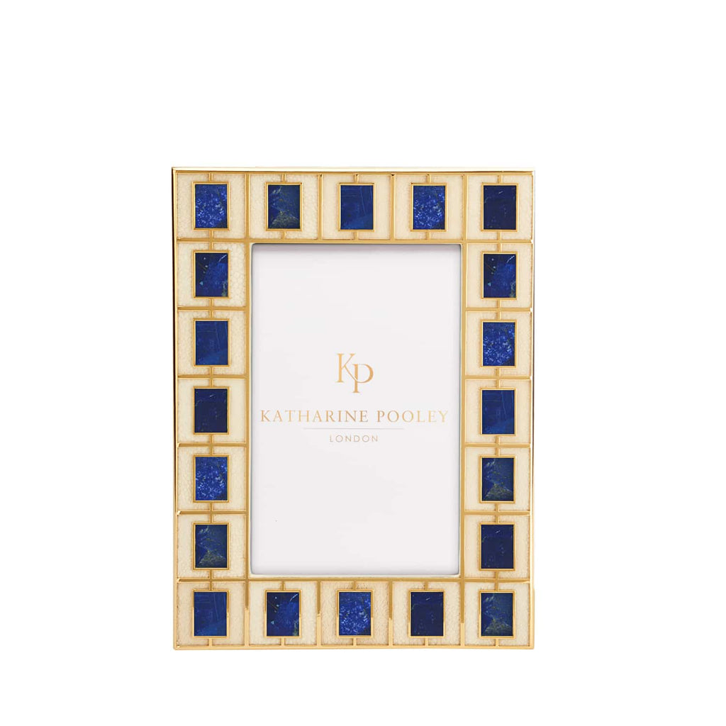 Lapis & Shagreen Photo Frame