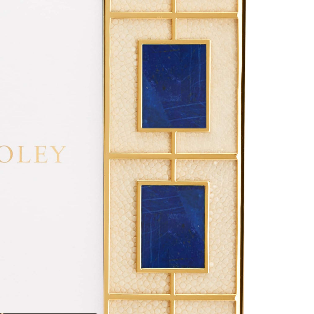 Lapis & Shagreen Photo Frame
