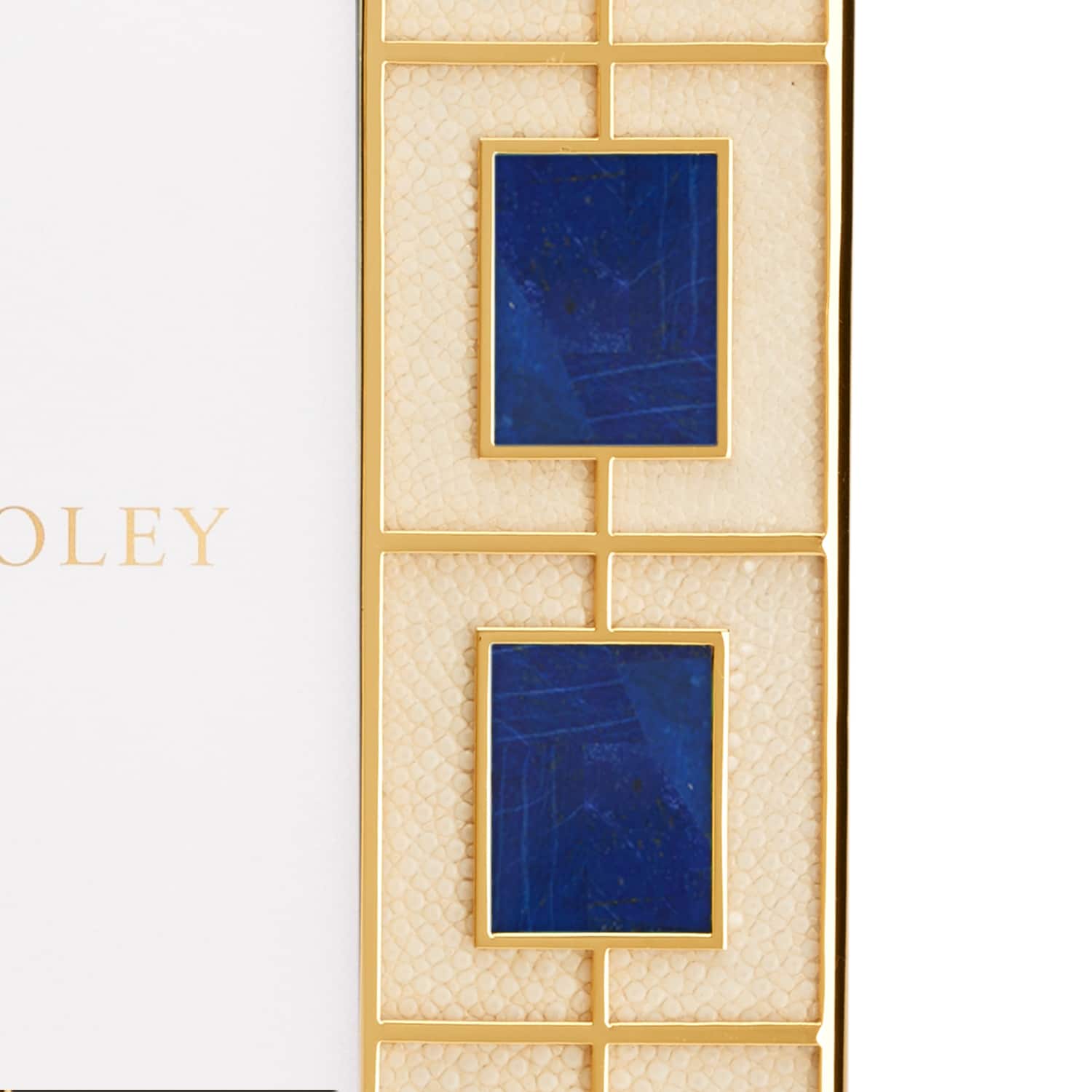 Lapis & Shagreen Photo Frame