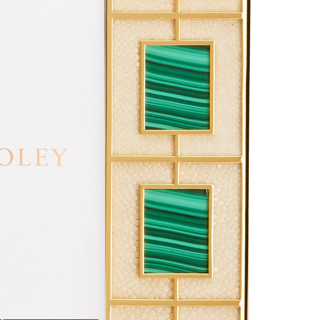 Malachite and Shagreen Photo Frame