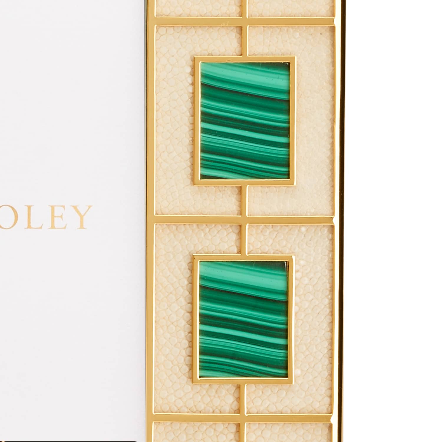 Malachite and Shagreen Photo Frame